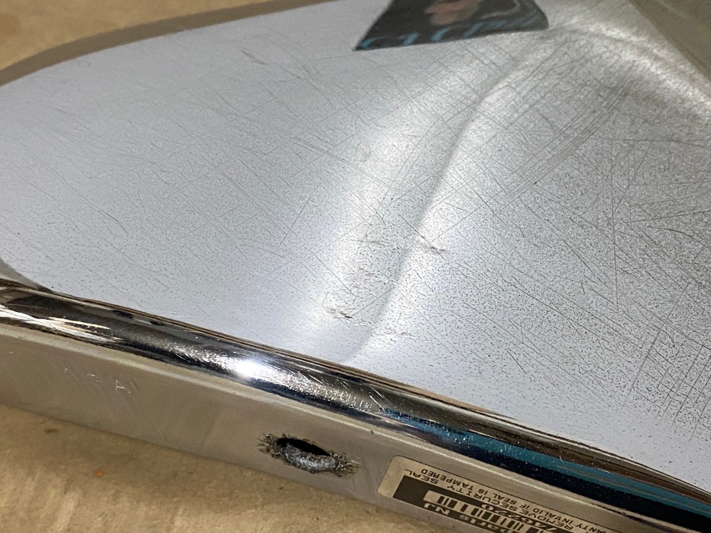 OEM 1961 Cadillac Deville Eldorado Fleetwood LEFT DRIVER SIDE REAR LOWER BUMPER END #1474696 - Image 11