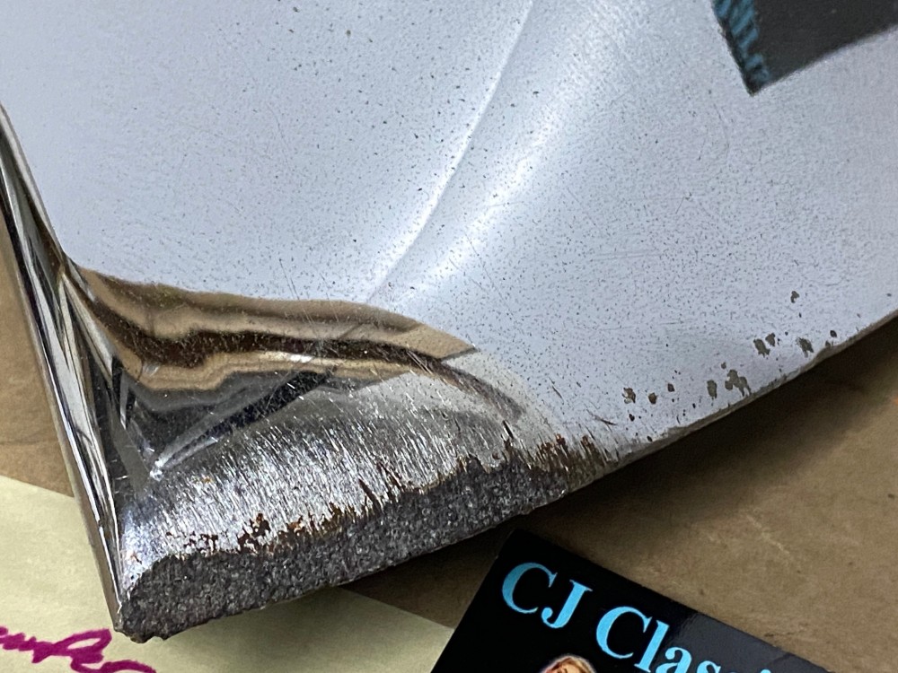 OEM 1961 Cadillac Deville Eldorado Fleetwood RIGHT PASSENGER SIDE REAR LOWER BUMPER END #1474697 - Image 3