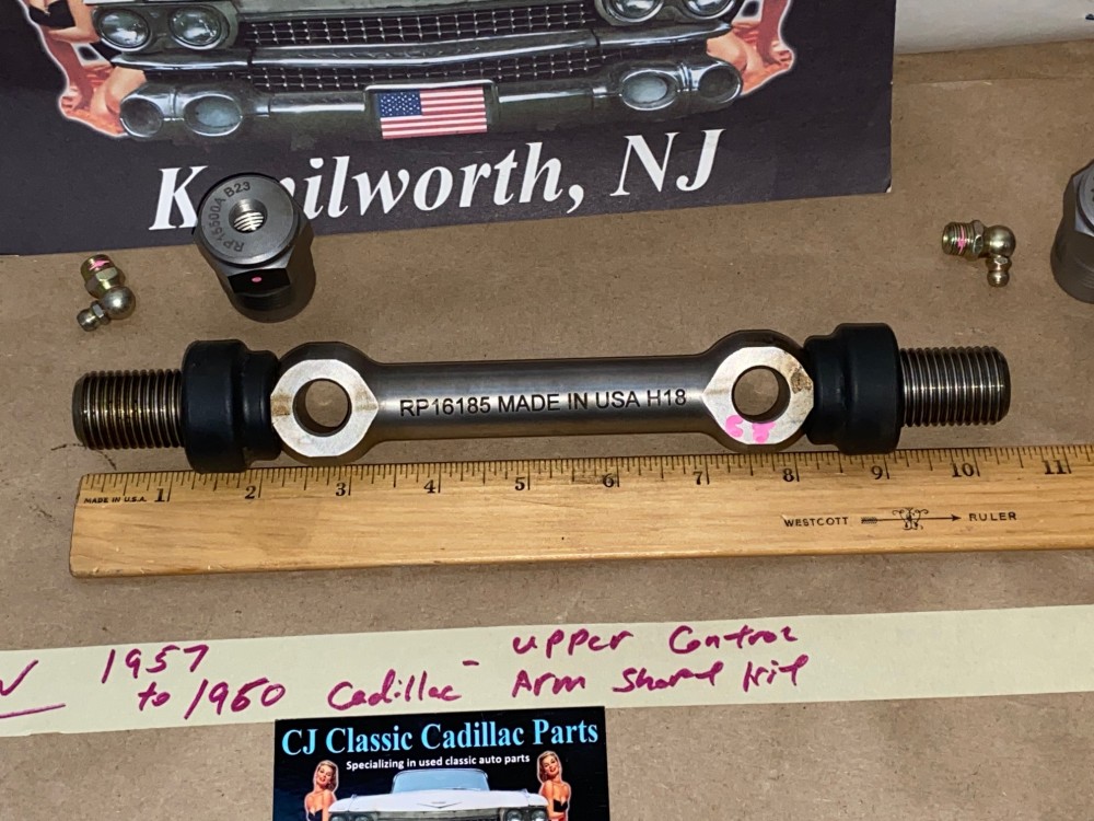 NEW 1958 1959 1960 Cadillac Deville 1957 1958 1959 1960 Eldorado Fleetwood CONTROL ARM SHAFT KIT - Image 8