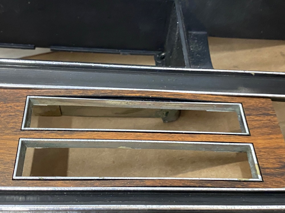 OEM 1971 1972 1973 Cadillac Deville Eldorado Calais LEFT DASH INSTRUMENT CLUSTER SPEEDOMETER RADIO BEZEL WOODGRAIN TRIM #1496235 - Image 10
