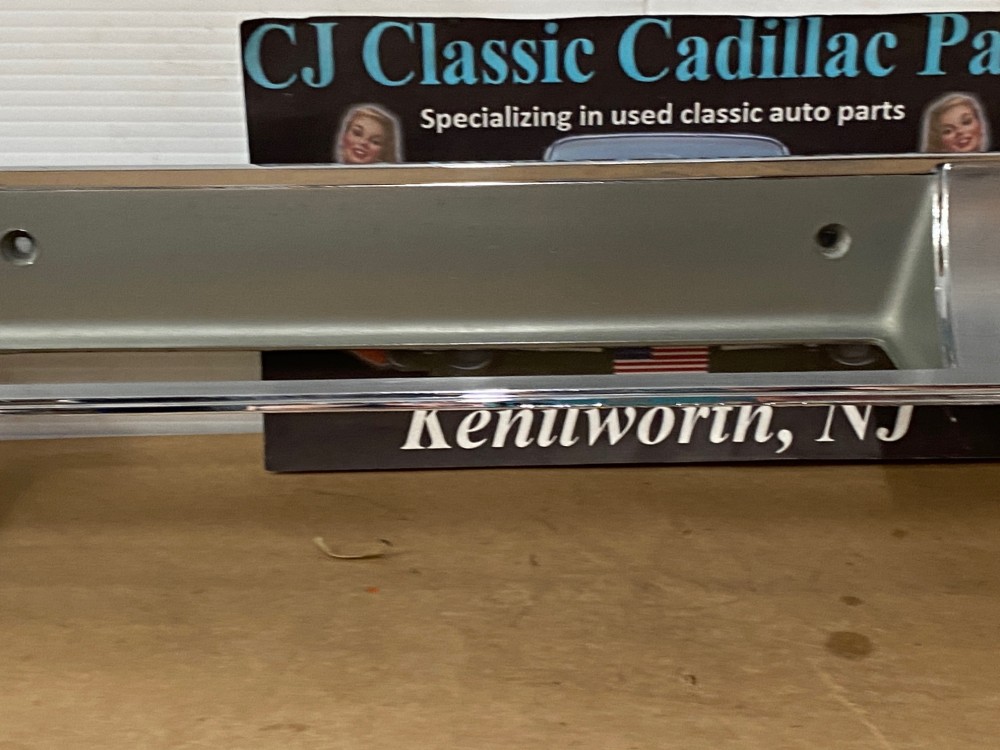 OEM 1962 Cadillac Deville Eldorado Fleetwood CHROME DASH INSTRUMENT CLUSTER SPEEDOMETER GAUGES RADIO BEZEL #3512568/#1477453 - Image 13