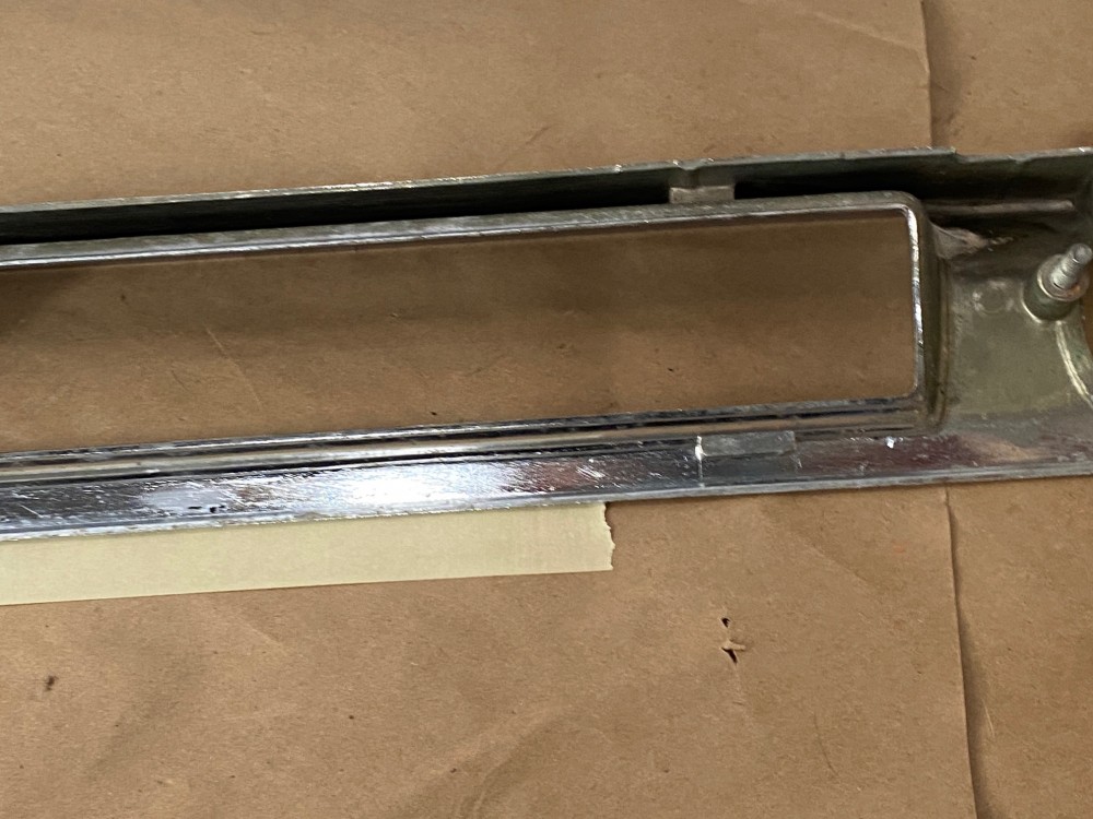 OEM 1962 Cadillac Deville Eldorado Fleetwood CHROME DASH INSTRUMENT CLUSTER SPEEDOMETER GAUGES RADIO BEZEL #3512568/#1477453 - Image 17