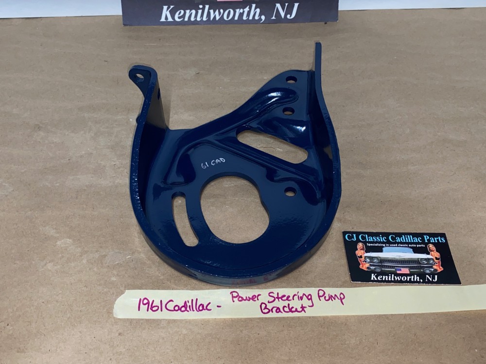 OEM 1961 1962 Cadillac Deville Eldorado Fleetwood 390 Engine POWER STEERING PUMP MOUNTING BRACKET - Image 6