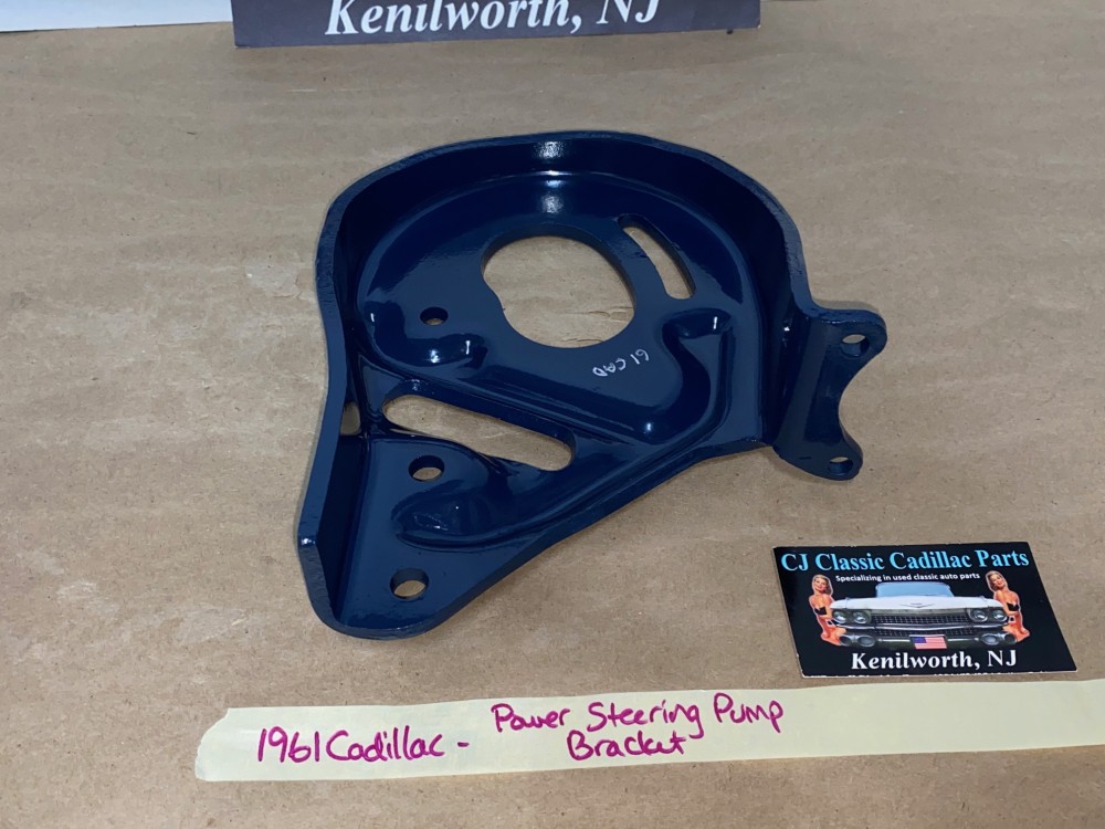 OEM 1961 1962 Cadillac Deville Eldorado Fleetwood 390 Engine POWER STEERING PUMP MOUNTING BRACKET - Image 8