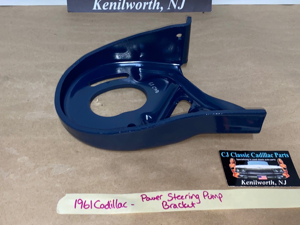 OEM 1961 1962 Cadillac Deville Eldorado Fleetwood 390 Engine POWER STEERING PUMP MOUNTING BRACKET - Image 9