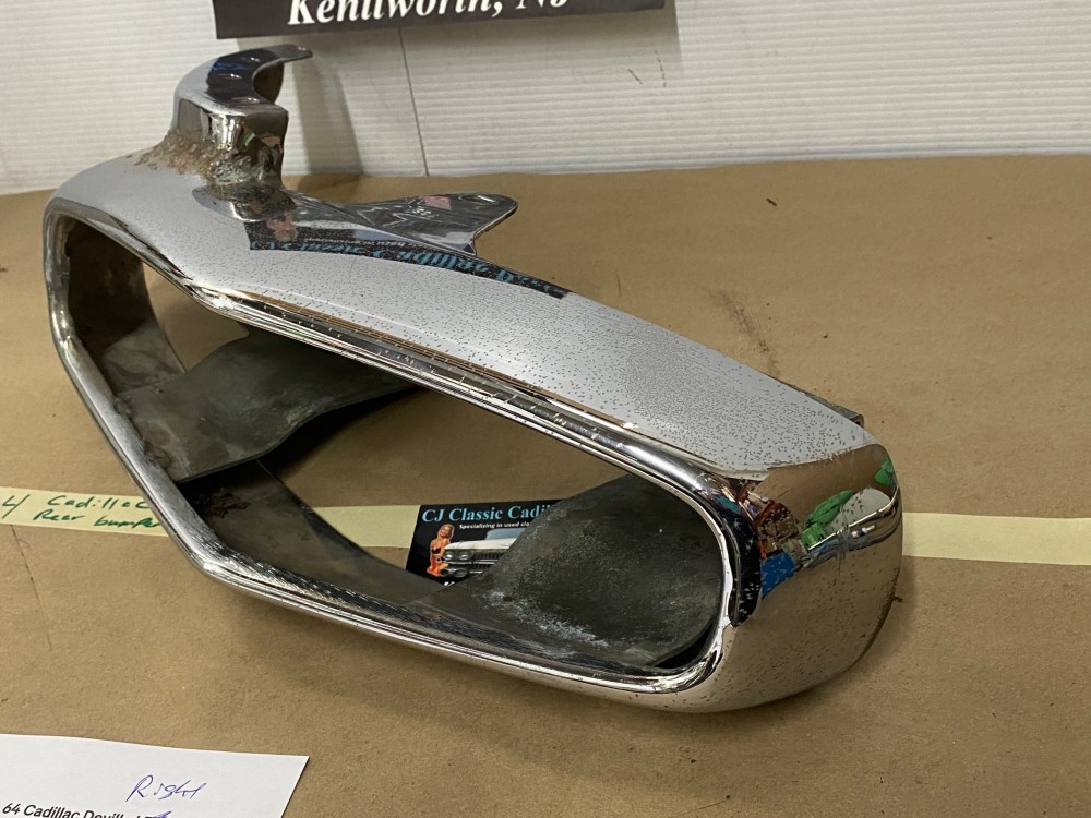 OEM 1964 Cadillac Deville Eldorado Fleetwood RIGHT PASSENGER SIDE REAR BUMPER END TAIL LIGHT SURROUND HOUSING #3513123 - Image 15