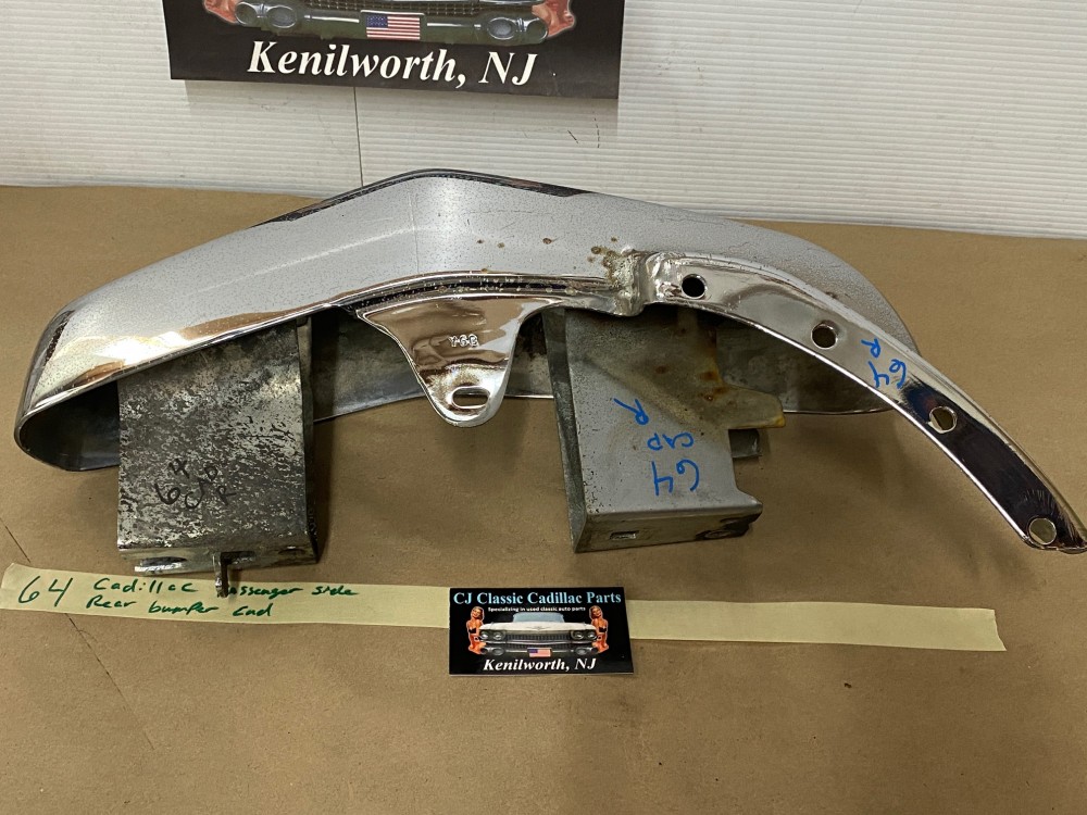 OEM 1964 Cadillac Deville Eldorado Fleetwood RIGHT PASSENGER SIDE REAR BUMPER END TAIL LIGHT SURROUND HOUSING #3513123 - Image 17