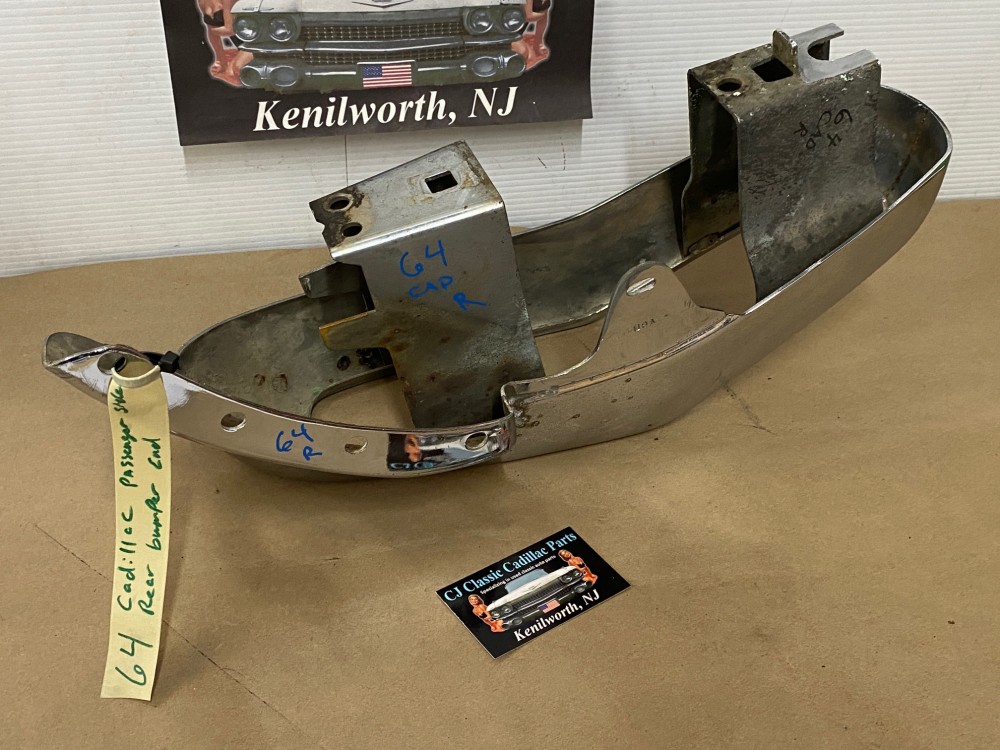 OEM 1964 Cadillac Deville Eldorado Fleetwood RIGHT PASSENGER SIDE REAR BUMPER END TAIL LIGHT SURROUND HOUSING #3513123 - Image 19