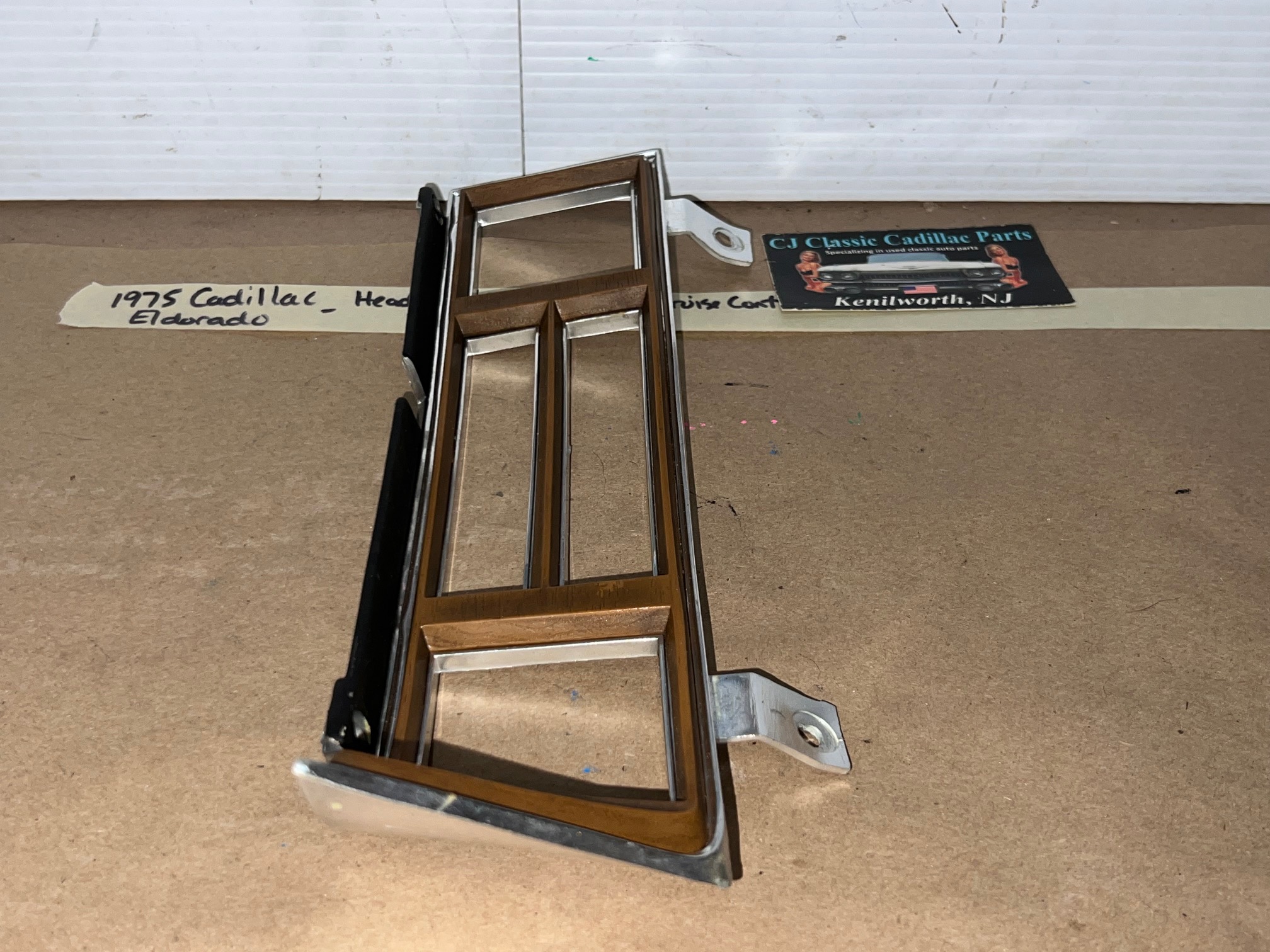 1974 1975 1976 Cadillac Deville Calais Fleetwood 1974 1975 1976 1977 1978 Eldorado DASH CLIMATE CONTROL HEADLIGHT CRUISE CONTROL SWITCH BEZEL #1602437 - Image 12