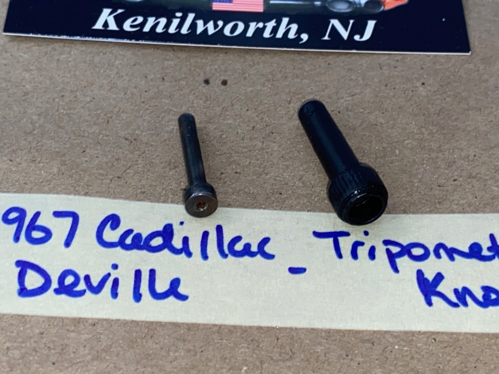 OEM 1967 1968 Cadillac Deville Eldorado Fleetwood Calais DASH INSTRUMENT CLUSTER TRIPOMETER OR CLOCK RESET KNOB - Image 4