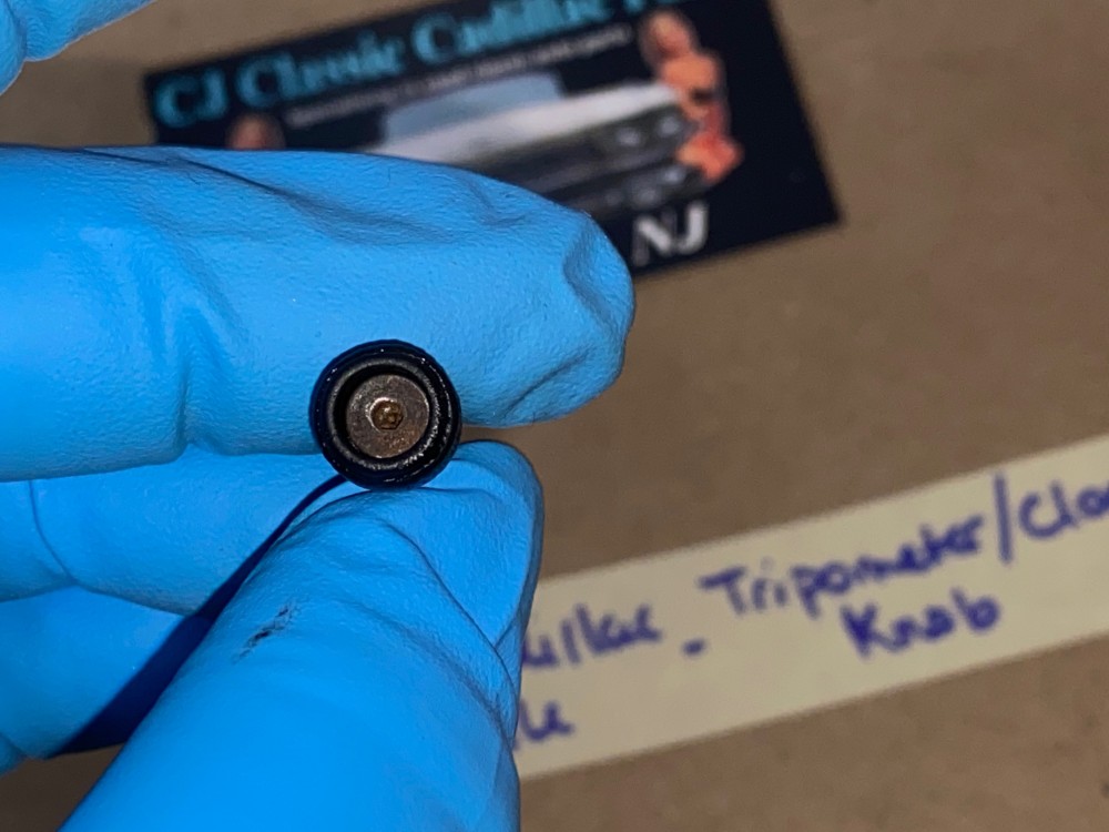 OEM 1967 1968 Cadillac Deville Eldorado Fleetwood Calais DASH INSTRUMENT CLUSTER TRIPOMETER OR CLOCK RESET KNOB - Image 10