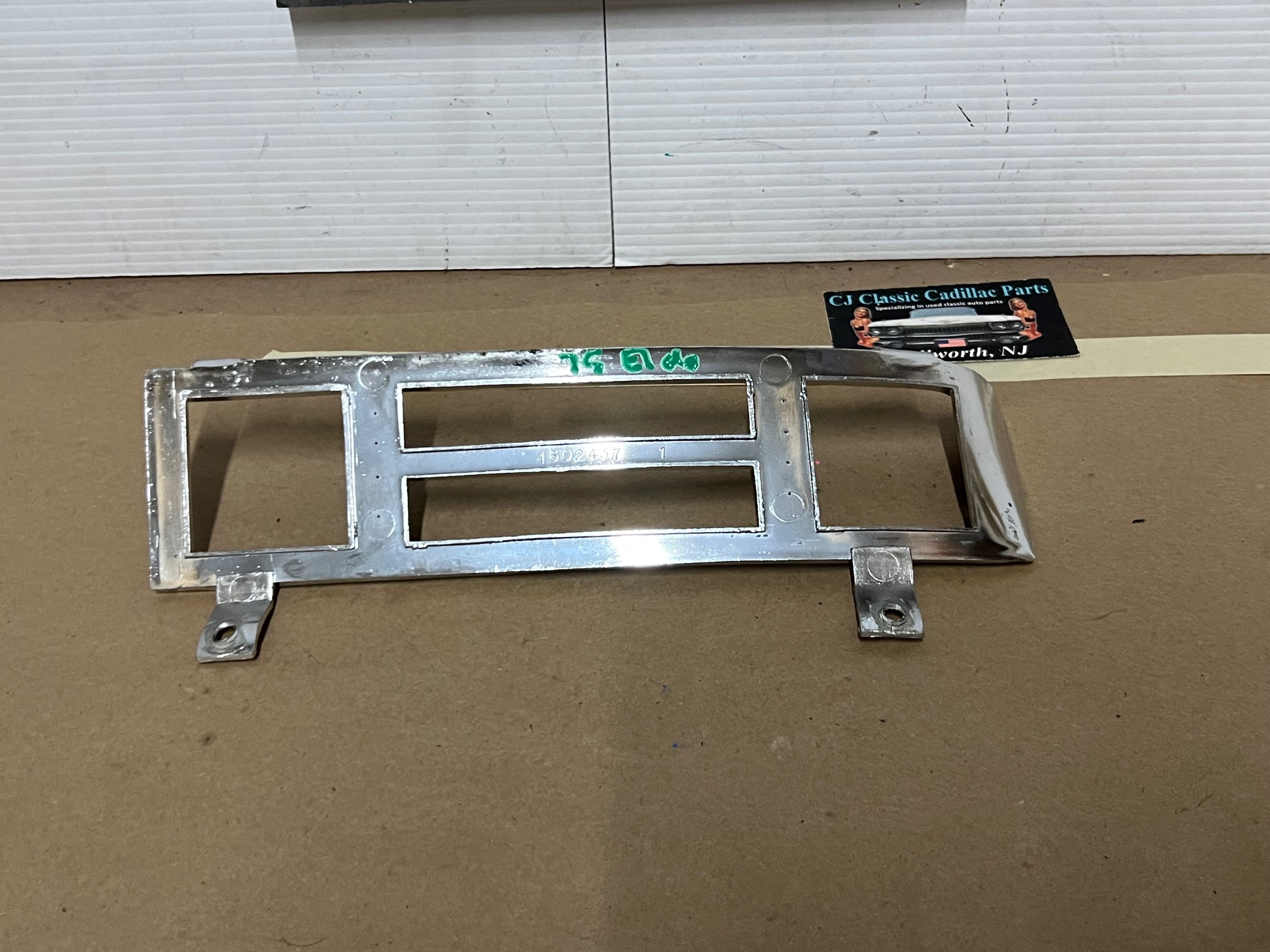 1974 1975 1976 Cadillac Deville Calais Fleetwood 1974 1975 1976 1977 1978 Eldorado DASH CLIMATE CONTROL HEADLIGHT CRUISE CONTROL SWITCH BEZEL #1602437 - Image 3