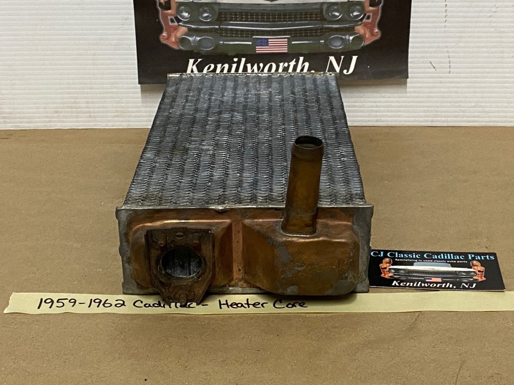 RE-CORED 1959 1960 1961 1962 CADILLAC DEVILLE ELDORADO FLEETWOOD 1959 1960 1961 1962 1963 1964 COMMERCIAL CHASSIS LIMO SERIES 75 FLEETWOOD HARRISON HEATER CORE #3144756 - Image 2