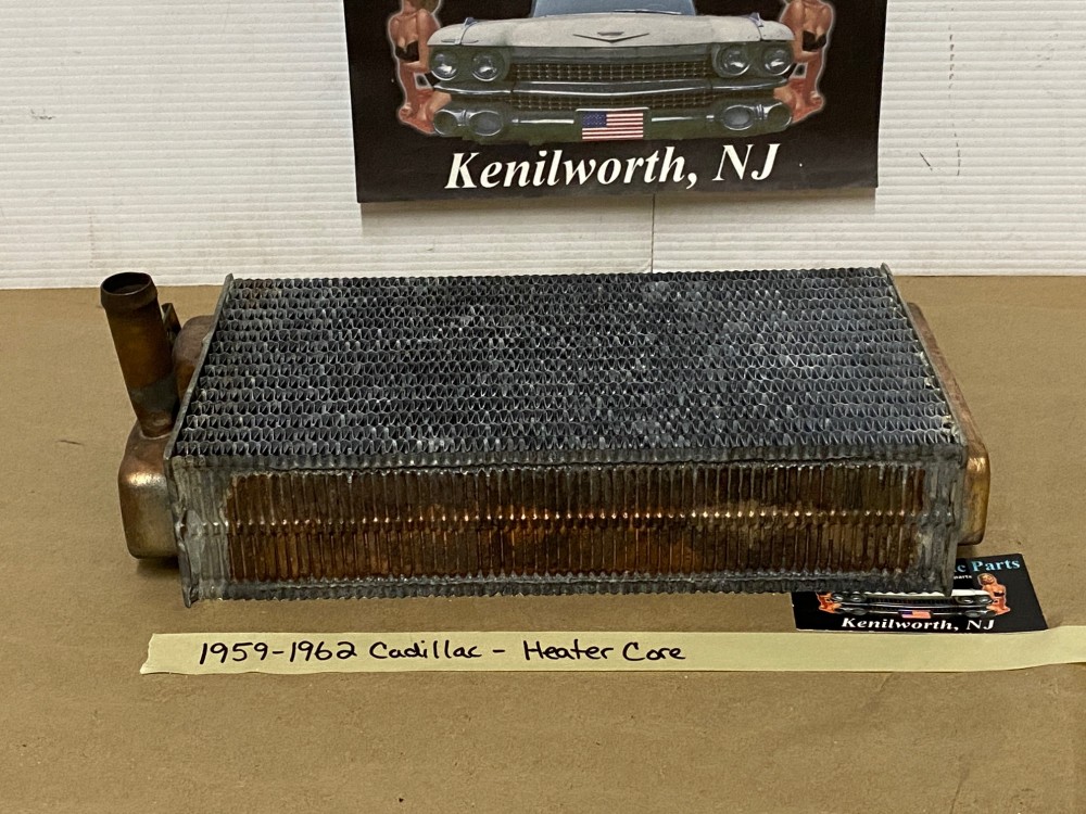 RE-CORED 1959 1960 1961 1962 CADILLAC DEVILLE ELDORADO FLEETWOOD 1959 1960 1961 1962 1963 1964 COMMERCIAL CHASSIS LIMO SERIES 75 FLEETWOOD HARRISON HEATER CORE #3144756 - Image 3