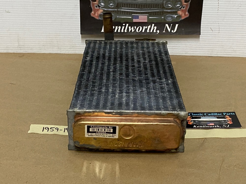 RE-CORED 1959 1960 1961 1962 CADILLAC DEVILLE ELDORADO FLEETWOOD 1959 1960 1961 1962 1963 1964 COMMERCIAL CHASSIS LIMO SERIES 75 FLEETWOOD HARRISON HEATER CORE #3144756 - Image 4
