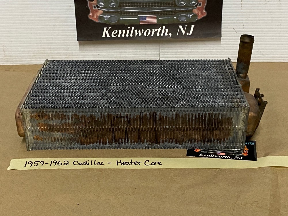 RE-CORED 1959 1960 1961 1962 CADILLAC DEVILLE ELDORADO FLEETWOOD 1959 1960 1961 1962 1963 1964 COMMERCIAL CHASSIS LIMO SERIES 75 FLEETWOOD HARRISON HEATER CORE #3144756 - Image 6