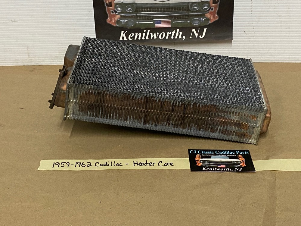 RE-CORED 1959 1960 1961 1962 CADILLAC DEVILLE ELDORADO FLEETWOOD 1959 1960 1961 1962 1963 1964 COMMERCIAL CHASSIS LIMO SERIES 75 FLEETWOOD HARRISON HEATER CORE #3144756 - Image 10