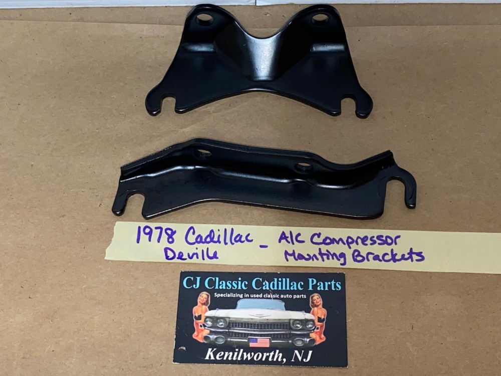 OEM 1977 1978 1979 Cadillac Deville Fleetwood Eldorado 425 Engine A/C COMPRESSOR MOUNTING BRACKETS - Image 8