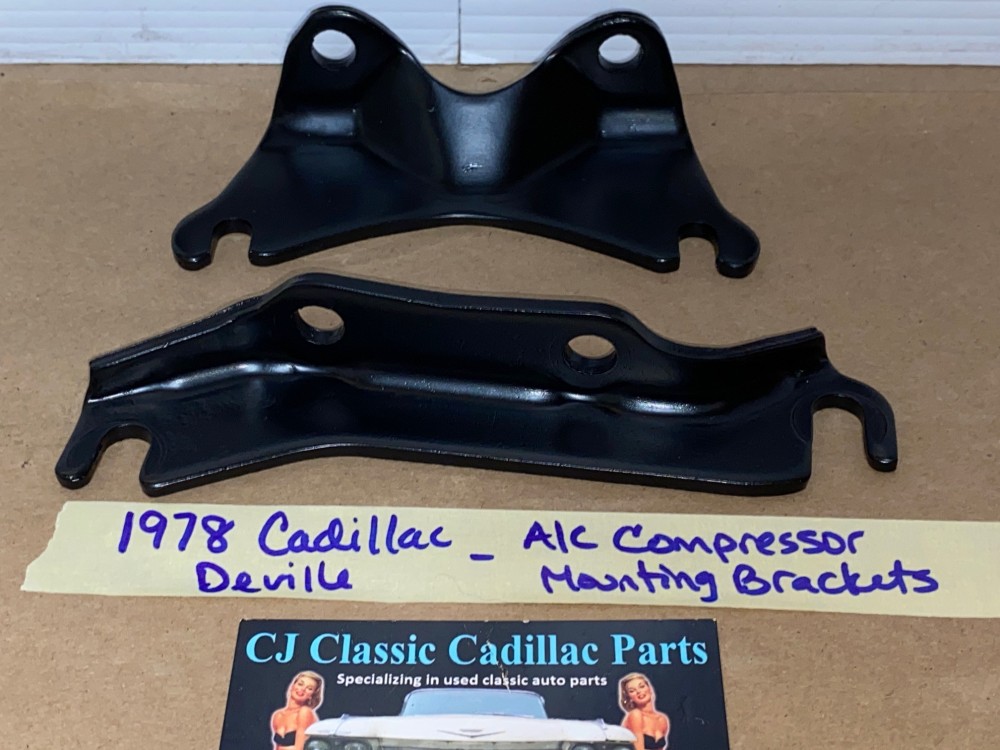 OEM 1977 1978 1979 Cadillac Deville Fleetwood Eldorado 425 Engine A/C COMPRESSOR MOUNTING BRACKETS - Image 7