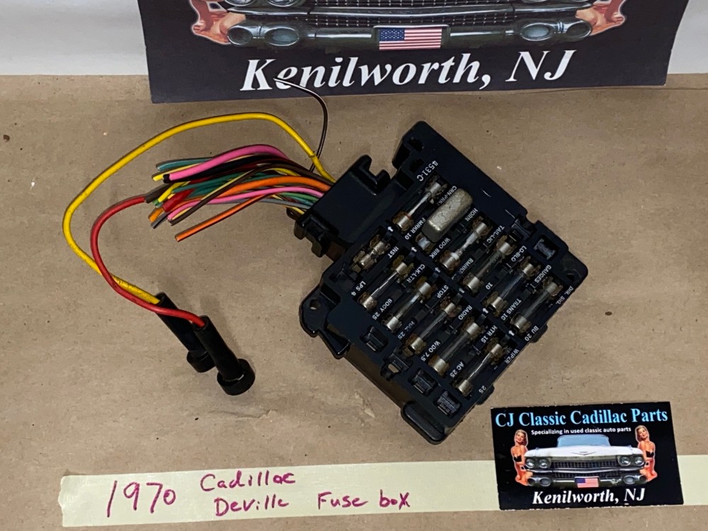 OEM 1970 Cadillac Deville Fleetwood Calais UNDER DASH FUSE BOX PANEL - Image 2