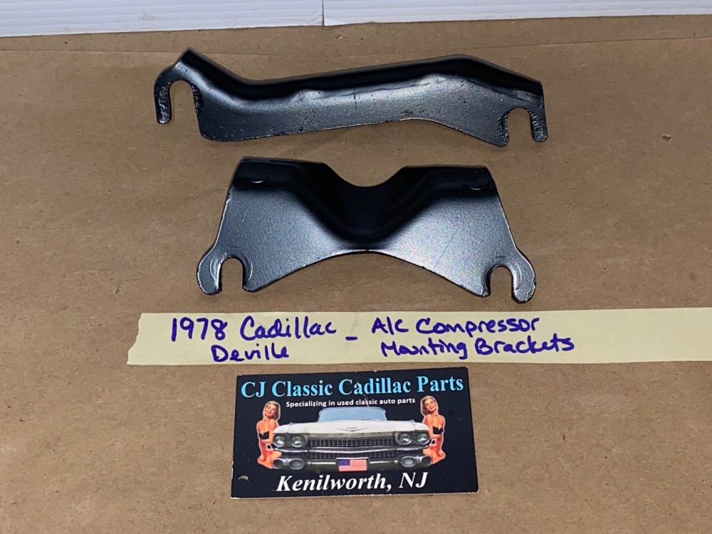 OEM 1977 1978 1979 Cadillac Deville Fleetwood Eldorado 425 Engine A/C COMPRESSOR MOUNTING BRACKETS - Image 3