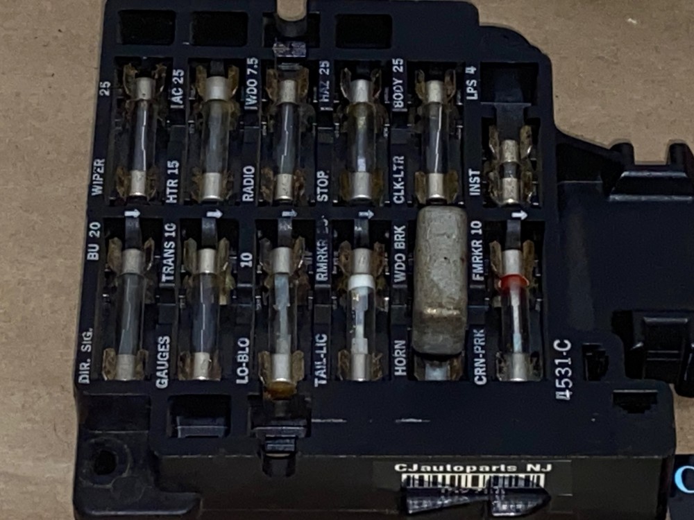 OEM 1970 Cadillac Deville Fleetwood Calais UNDER DASH FUSE BOX PANEL - Image 6
