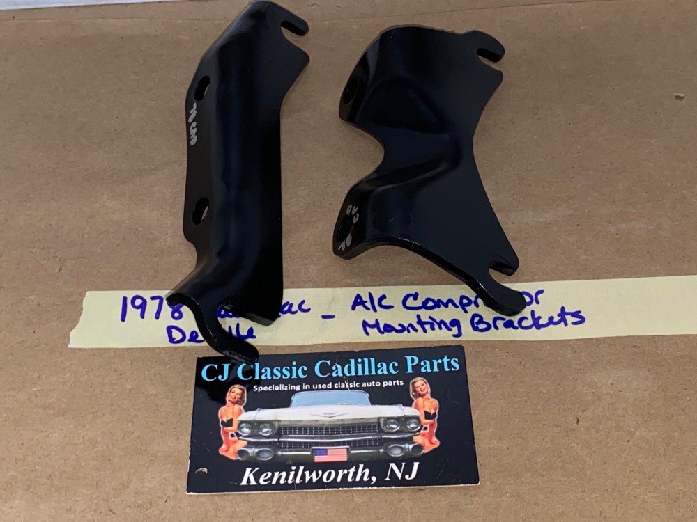 OEM 1977 1978 1979 Cadillac Deville Fleetwood Eldorado 425 Engine A/C COMPRESSOR MOUNTING BRACKETS - Image 2