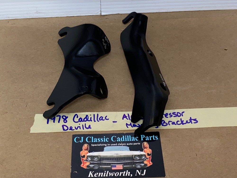 OEM 1977 1978 1979 Cadillac Deville Fleetwood Eldorado 425 Engine A/C COMPRESSOR MOUNTING BRACKETS - Image 10