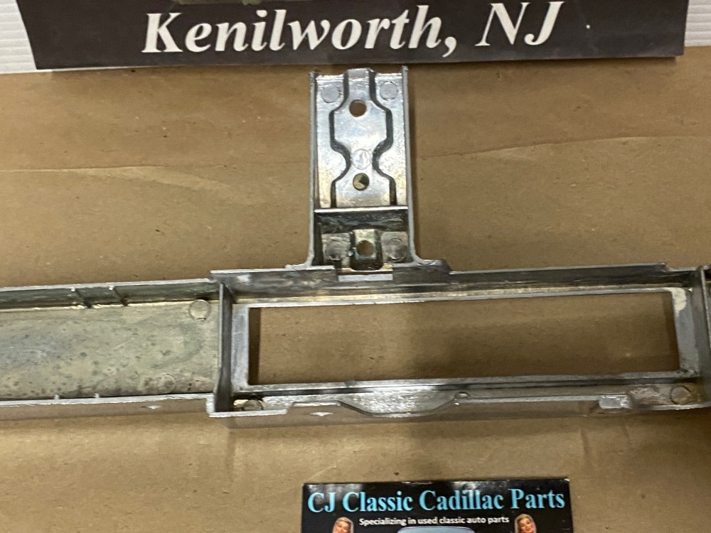 OEM 1961 CADILLAC DEVILLE ELDORADO FLEETWOOD CENTER DASH CLIMATE CONTROL CHROME BEZEL TRIM #1475165 - Image 13