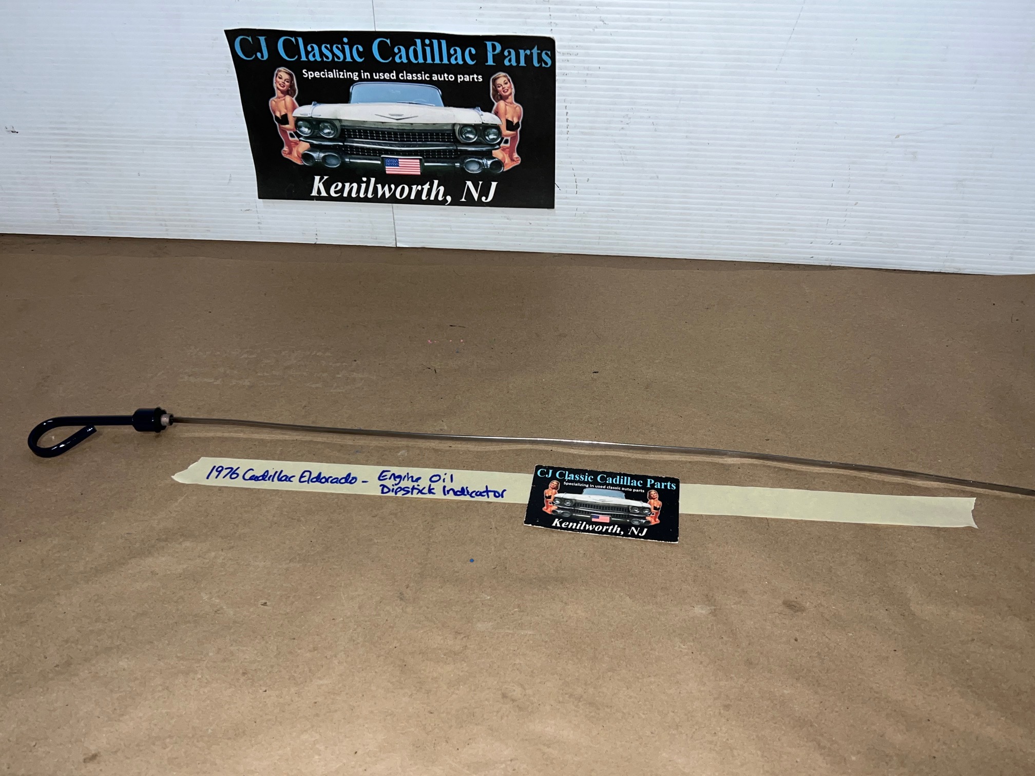 OEM 1970 1971 1972 1973 1974 1975 1976 1977 1978 Cadillac Eldorado 425/500 Engine OIL LEVEL INDICATOR DIPSTICK #1495864 - Image 2