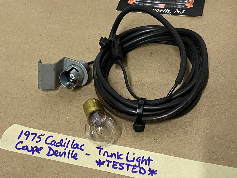 OEM 1972 1973 1974 1975 1976 Cadillac Deville Eldorado Fleetwood Calais DECK LID TRUNK LIGHT LAMP **TESTED** #9623100 - Image 7