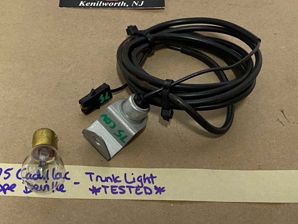 OEM 1972 1973 1974 1975 1976 Cadillac Deville Eldorado Fleetwood Calais DECK LID TRUNK LIGHT LAMP **TESTED** #9623100 - Image 3