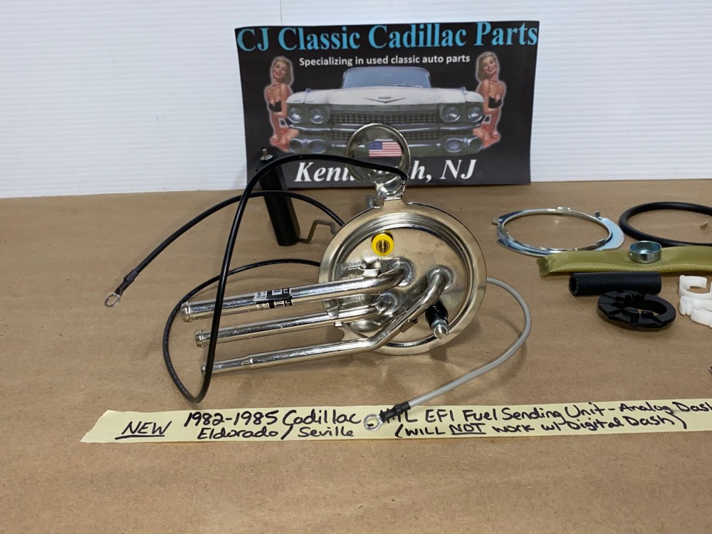NEW 1982 1983 1984 1985 Cadillac Eldorado Seville 4.1L EFI FUEL SENDING UNIT 3/8" ANALOG DASH - Image 2