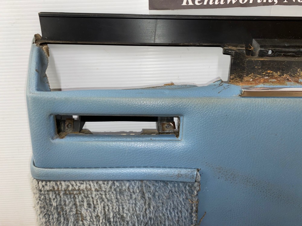 OEM 1967 Cadillac Deville Convertible RIGHT PASSENGER SIDE REAR QUARTER LOWER DOOR PANEL TRIM - LIGHT BLUE - Image 5