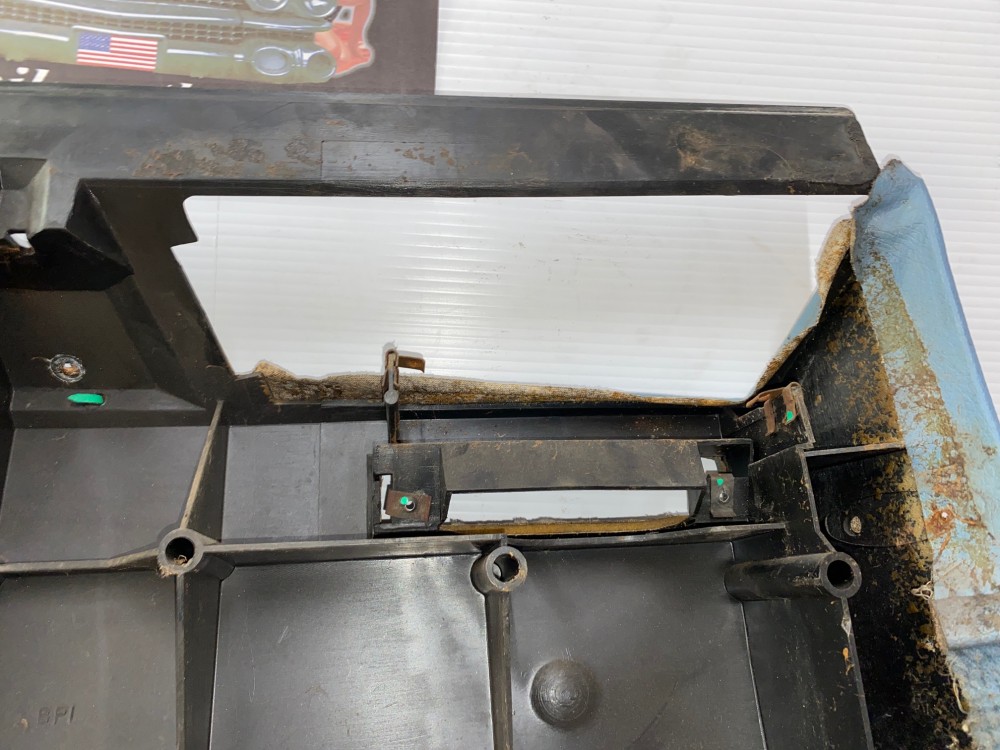 OEM 1967 Cadillac Deville Convertible RIGHT PASSENGER SIDE REAR QUARTER LOWER DOOR PANEL TRIM - LIGHT BLUE - Image 22