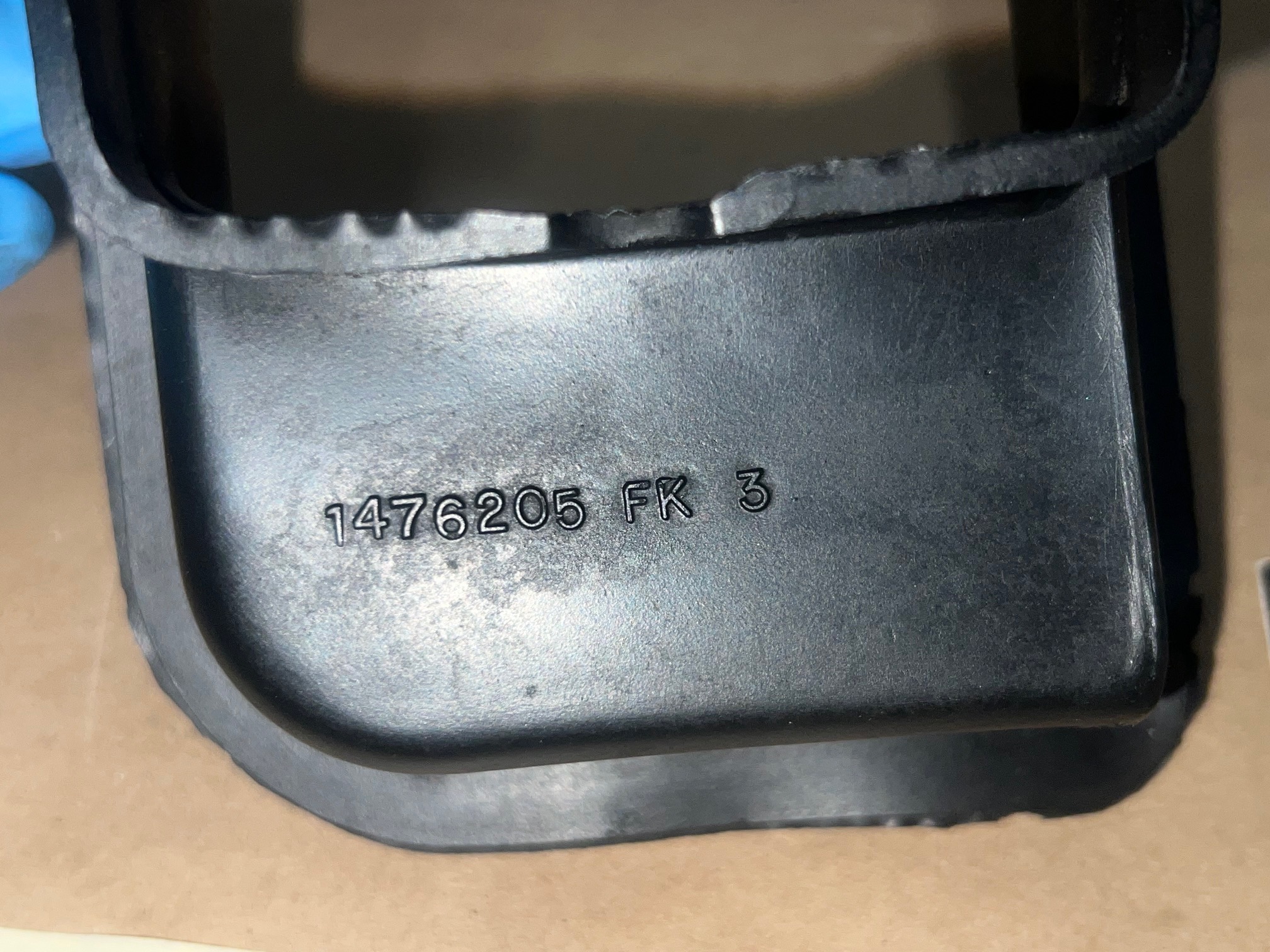 OEM 1961 1962 Cadillac Deville Eldorado HEATER BLOWER MOTOR TO DASH HEATER AIR INLET BOOT (NON A/C) #1476205 - Image 11