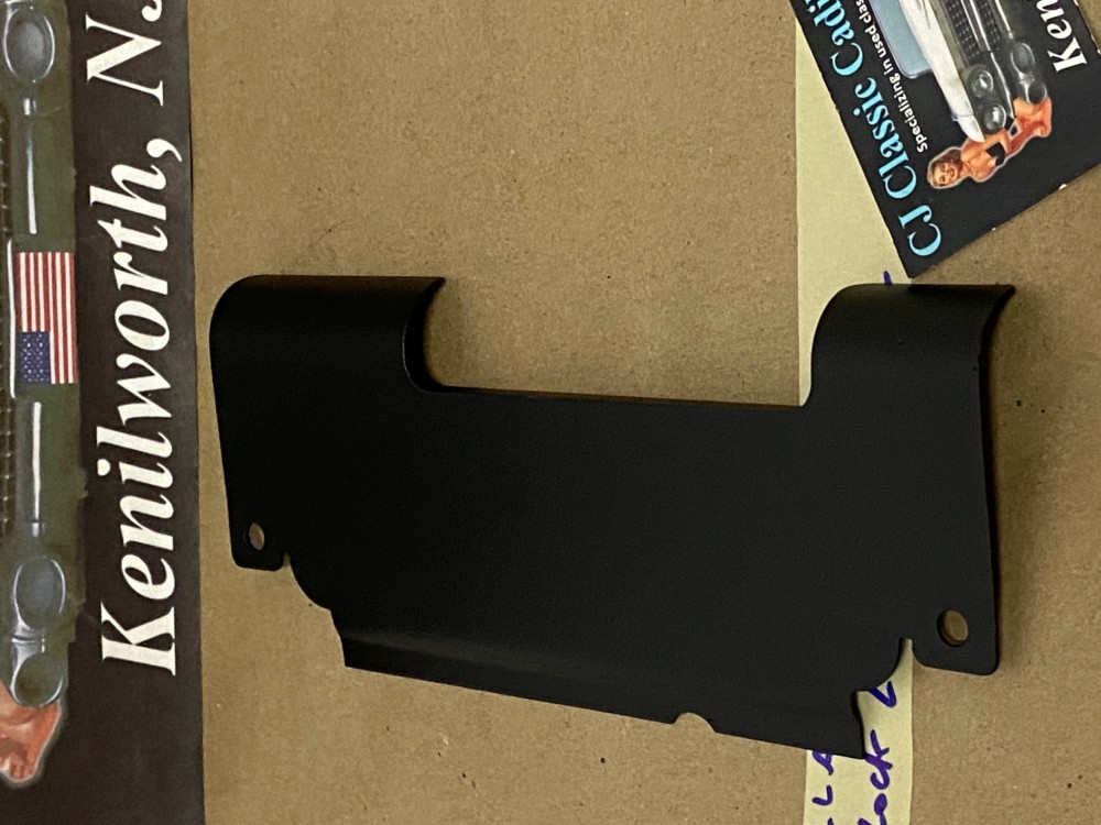 OEM 1965 1966 Cadillac Eldorado Deville Fleetwood Calais TRUNK LOCK LATCH COVER PLATE ACCESS PANEL - Image 10