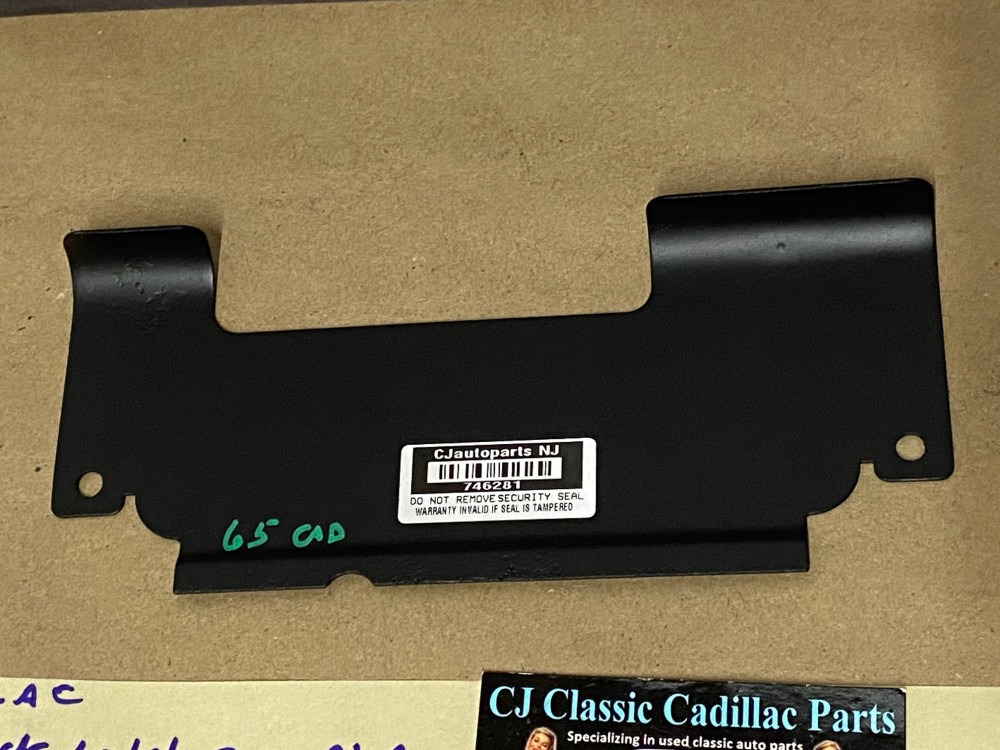 OEM 1965 1966 Cadillac Eldorado Deville Fleetwood Calais TRUNK LOCK LATCH COVER PLATE ACCESS PANEL - Image 12