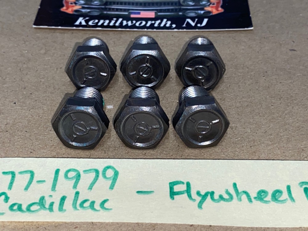 OEM 1977 1978 1979 Cadillac Deville Fleetwood 1977 1978 Eldorado 425 Engine FLYWHEEL TO CRANKSHAFT MOUNTING BOLTS ~ SET OF 6 - Image 2