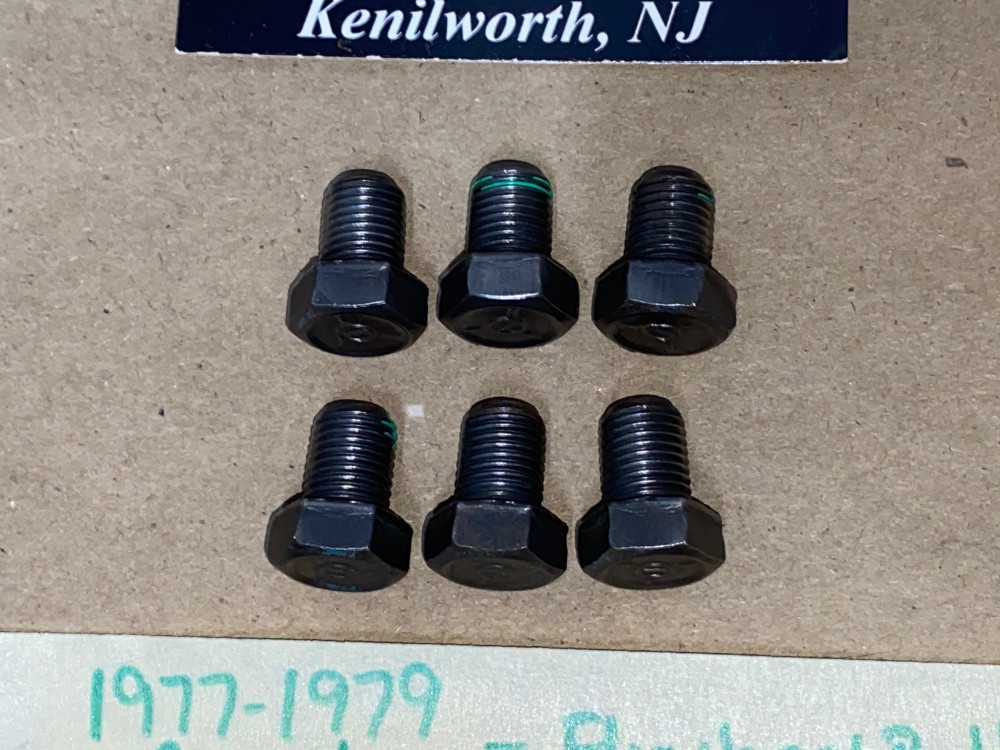 OEM 1977 1978 1979 Cadillac Deville Fleetwood 1977 1978 Eldorado 425 Engine FLYWHEEL TO CRANKSHAFT MOUNTING BOLTS ~ SET OF 6 - Image 3