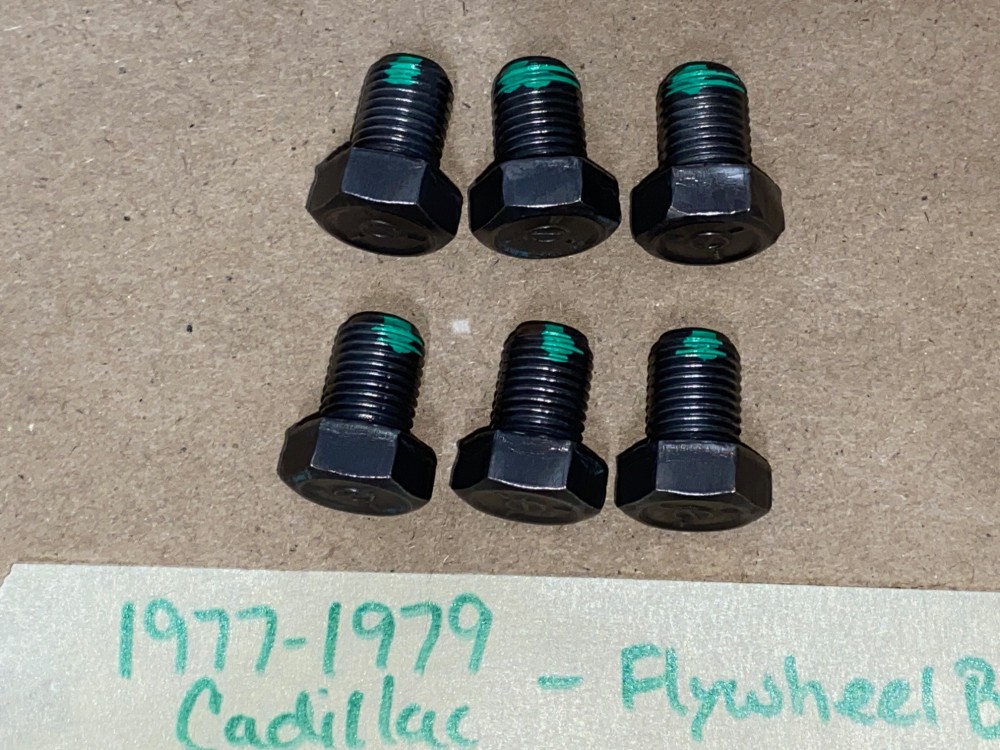 OEM 1977 1978 1979 Cadillac Deville Fleetwood 1977 1978 Eldorado 425 Engine FLYWHEEL TO CRANKSHAFT MOUNTING BOLTS ~ SET OF 6 - Image 4