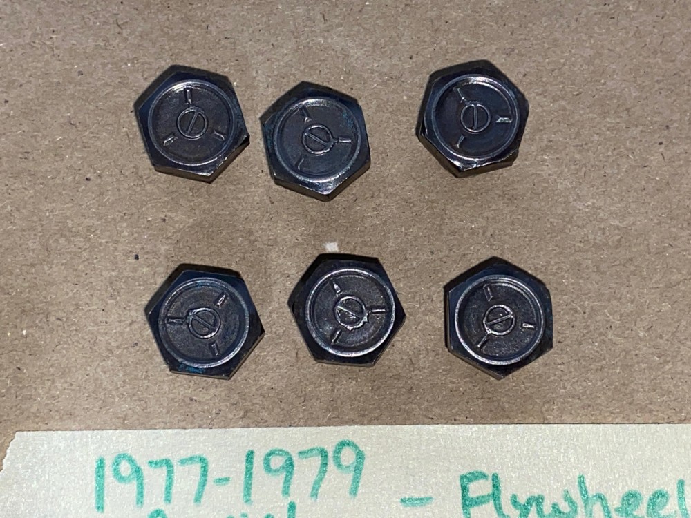 OEM 1977 1978 1979 Cadillac Deville Fleetwood 1977 1978 Eldorado 425 Engine FLYWHEEL TO CRANKSHAFT MOUNTING BOLTS ~ SET OF 6 - Image 6