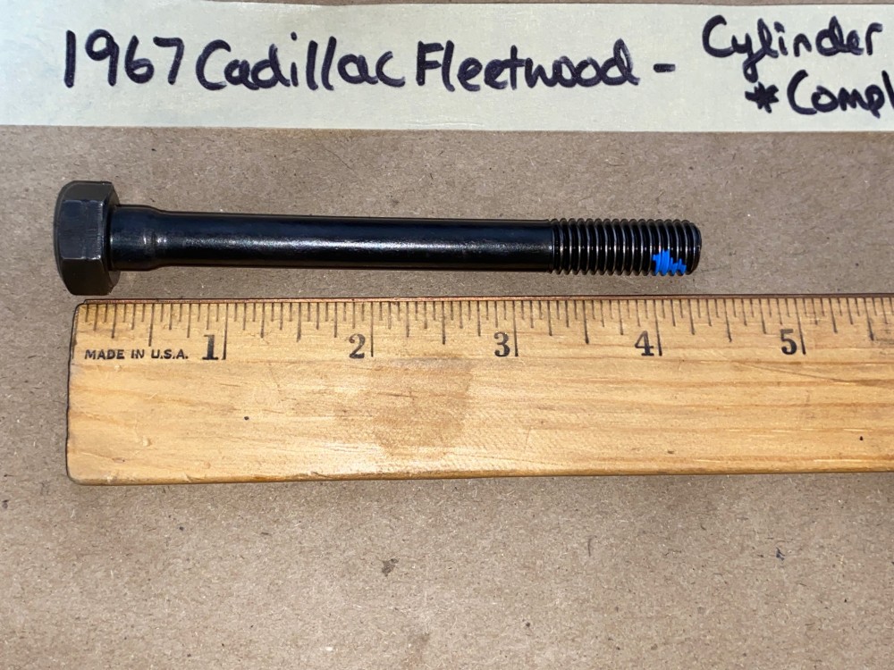 OEM 1967 Cadillac 429 Engine CYLINDER HEAD BOLTS - COMPLETE SET (INCLUDES ROCKER BOLTS) - Image 16