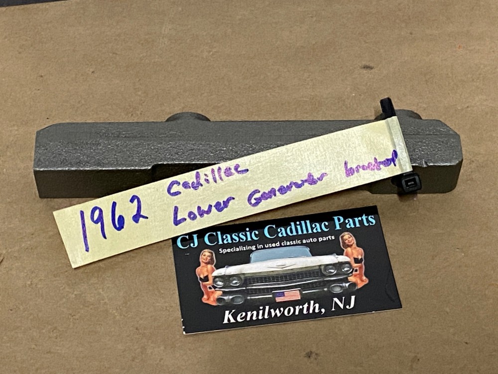 OEM 1961 1962 Cadillac Deville Eldorado Fleetwood 390 Engine LOWER GENERATOR MOUNTING BRACKET #1477205 - Image 12