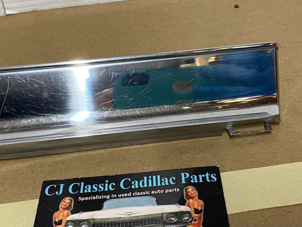 OEM 1967 Cadillac Deville Convertible LEFT DRIVER SIDE REAR INTERIOR DOOR QUARTER PANEL MOLDING - Image 8