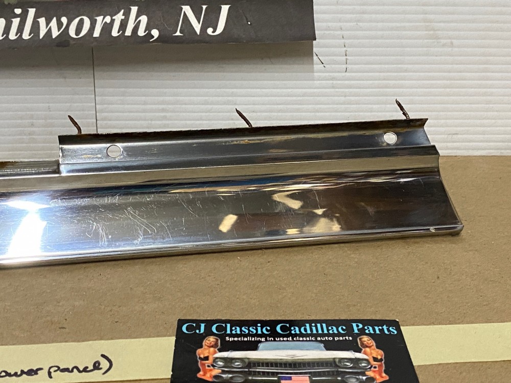 OEM 1967 Cadillac Deville Convertible LEFT DRIVER SIDE REAR INTERIOR DOOR QUARTER PANEL MOLDING - Image 10