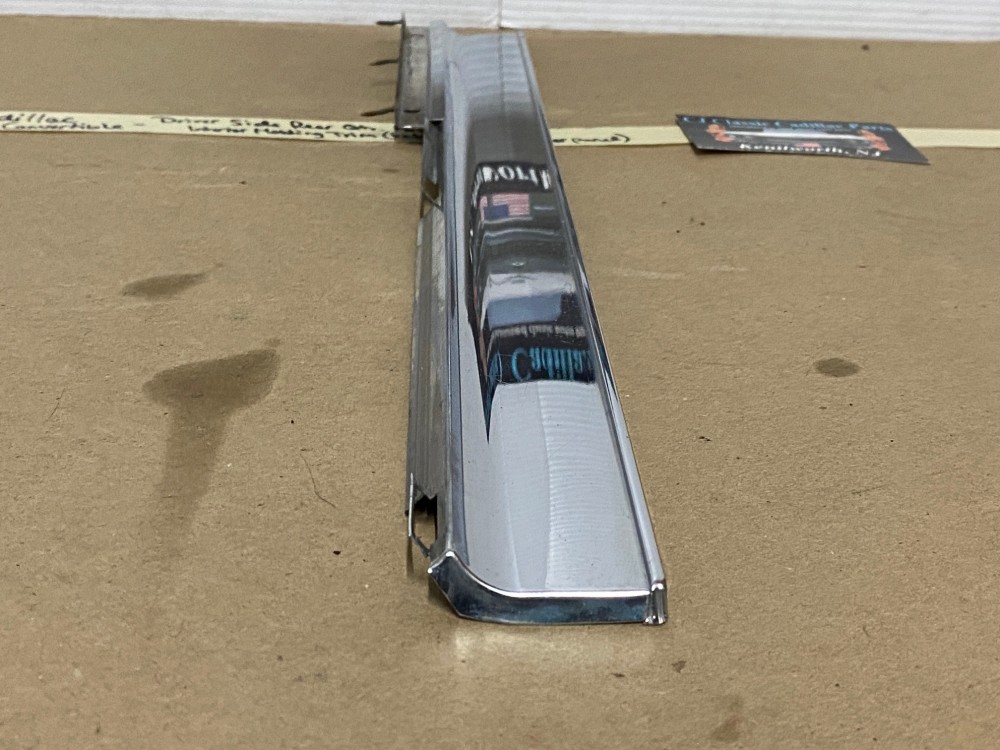 OEM 1967 Cadillac Deville Convertible LEFT DRIVER SIDE REAR INTERIOR DOOR QUARTER PANEL MOLDING - Image 14