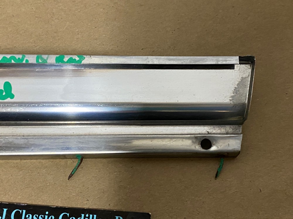 OEM 1967 Cadillac Deville Convertible LEFT DRIVER SIDE REAR INTERIOR DOOR QUARTER PANEL MOLDING - Image 20