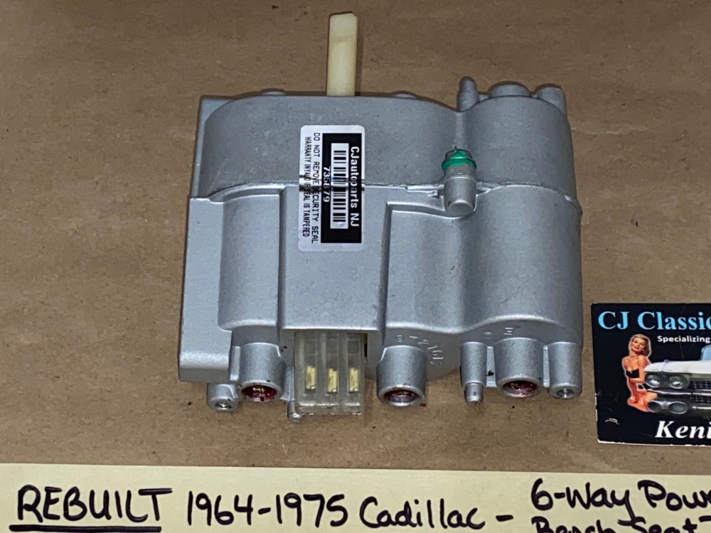 REBUILT 1965 1966 1967 1968 1969 1970 1971 1972 1973 1974 1975 CADILLAC DEVILLE ELDORADO CALAIS FLEETWOOD 6 WAY POWER BENCH SEAT TRANSMISSION #9707156 - Image 2