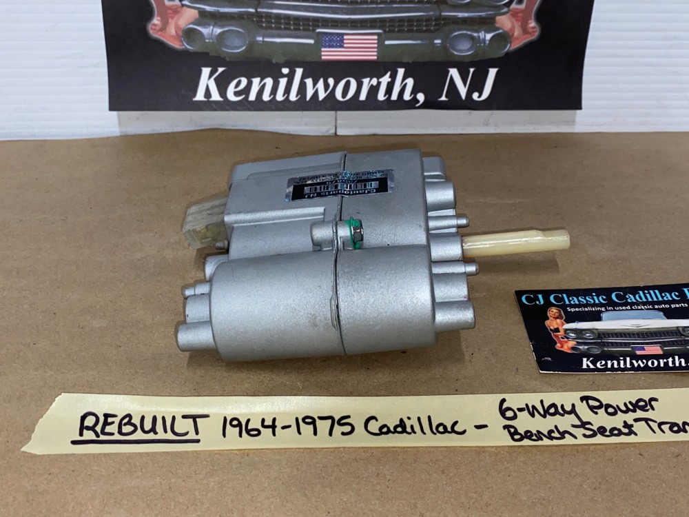 REBUILT 1965 1966 1967 1968 1969 1970 1971 1972 1973 1974 1975 CADILLAC DEVILLE ELDORADO CALAIS FLEETWOOD 6 WAY POWER BENCH SEAT TRANSMISSION #9707156 - Image 8